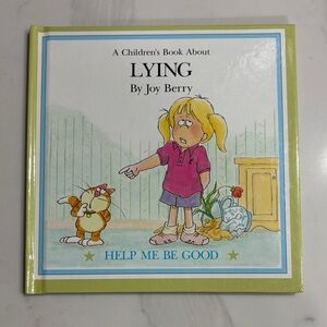 's Children's Book on Lying - Green Cover